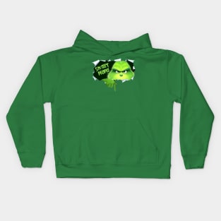 Grinch Design Kids Hoodie